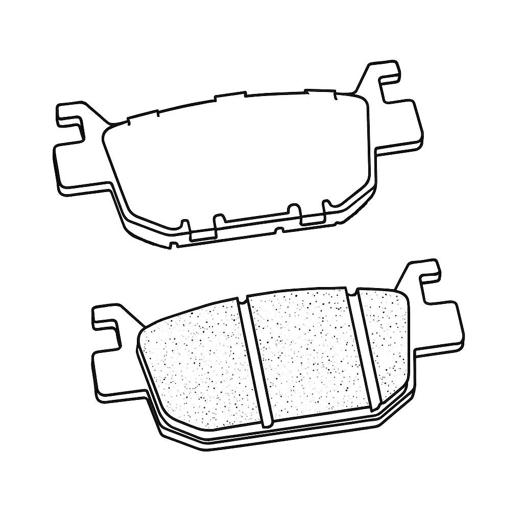 Plaquettes de frein arrière OEM